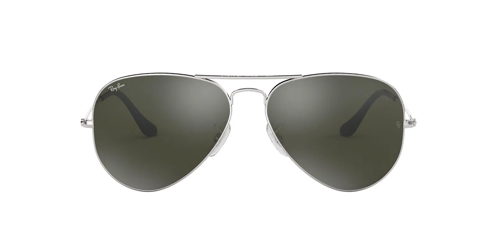 Ray Ban RB 3025 Aviator Large Metal Sunglasses - Medium - 58mm - Silver - view 44